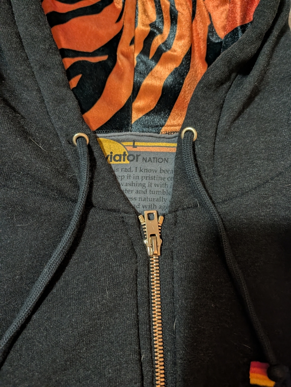 Aviator Nation Velvet Striped Tiger Set - Picture 5 of 5